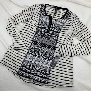 Style & Co Womens Small Top Knit Shirt Blouse‎